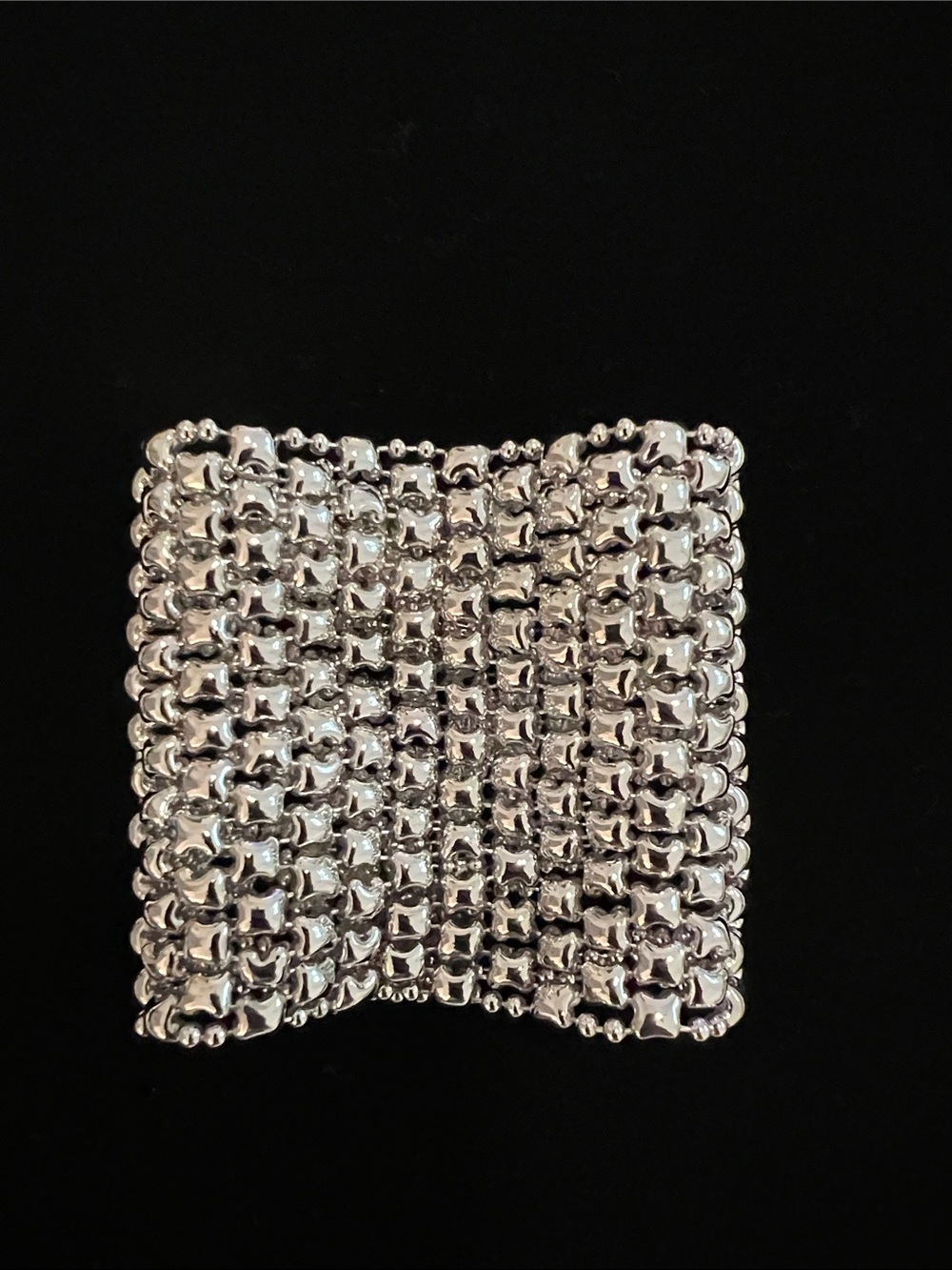 SG Liquid Metal Certified Silver Statement Cuff